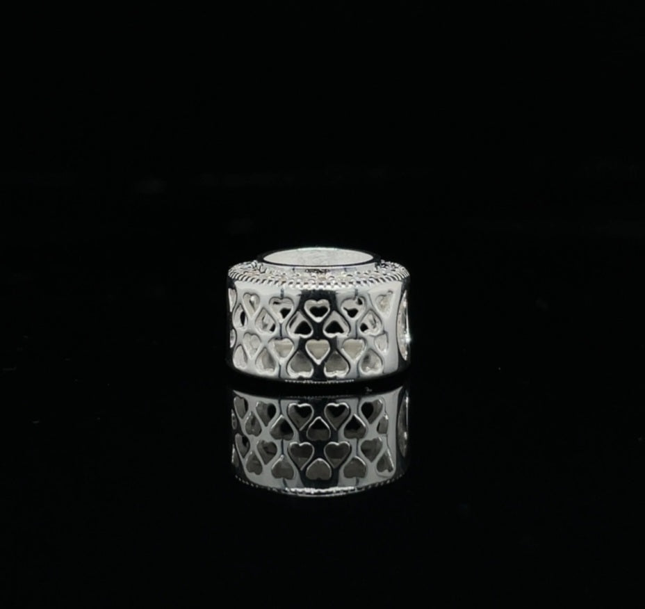 Halo CZ Photo Charm