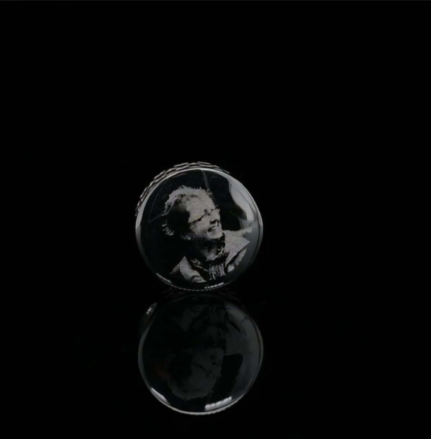 Halo CZ Photo Charm