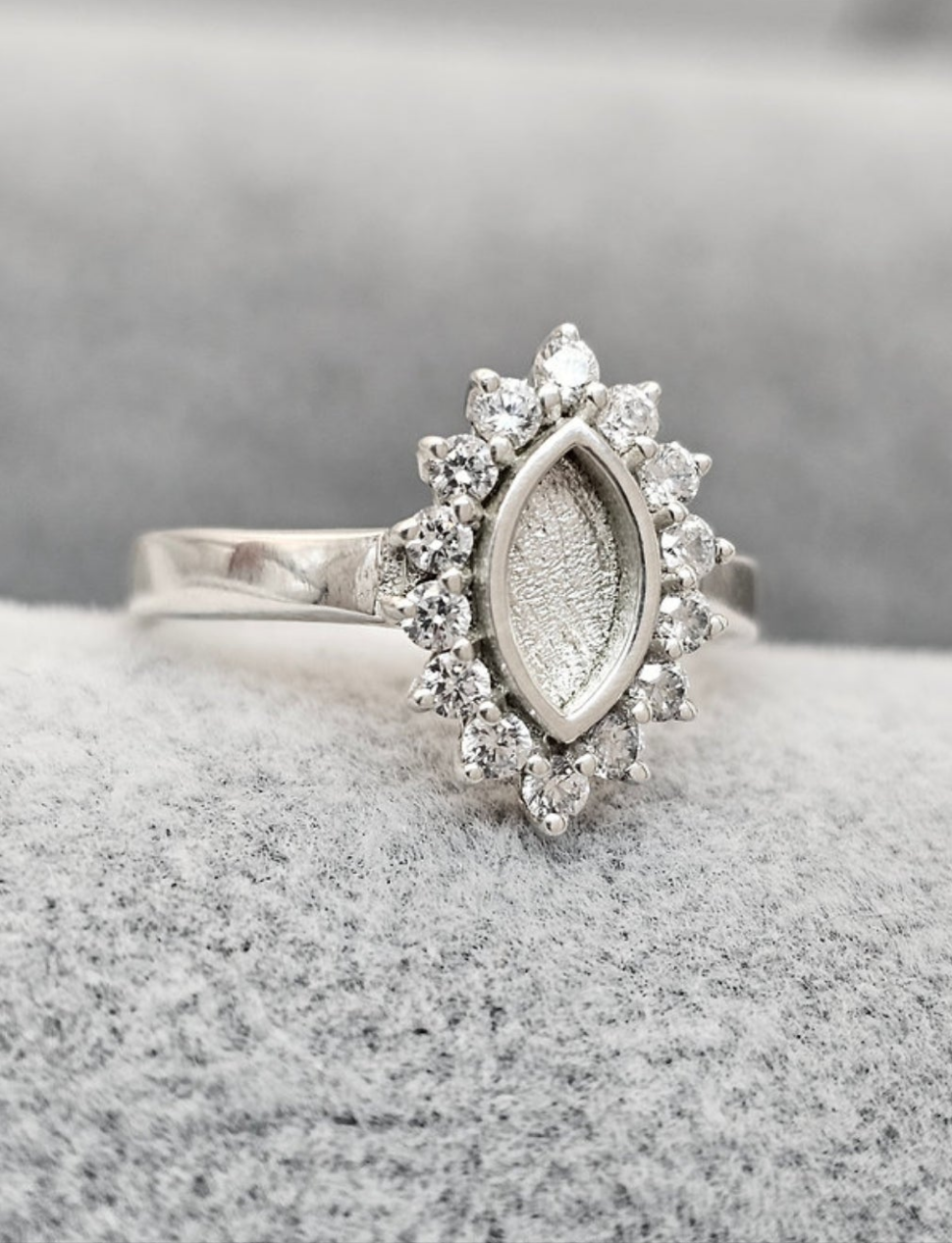 Princess Marquise CZ Ring