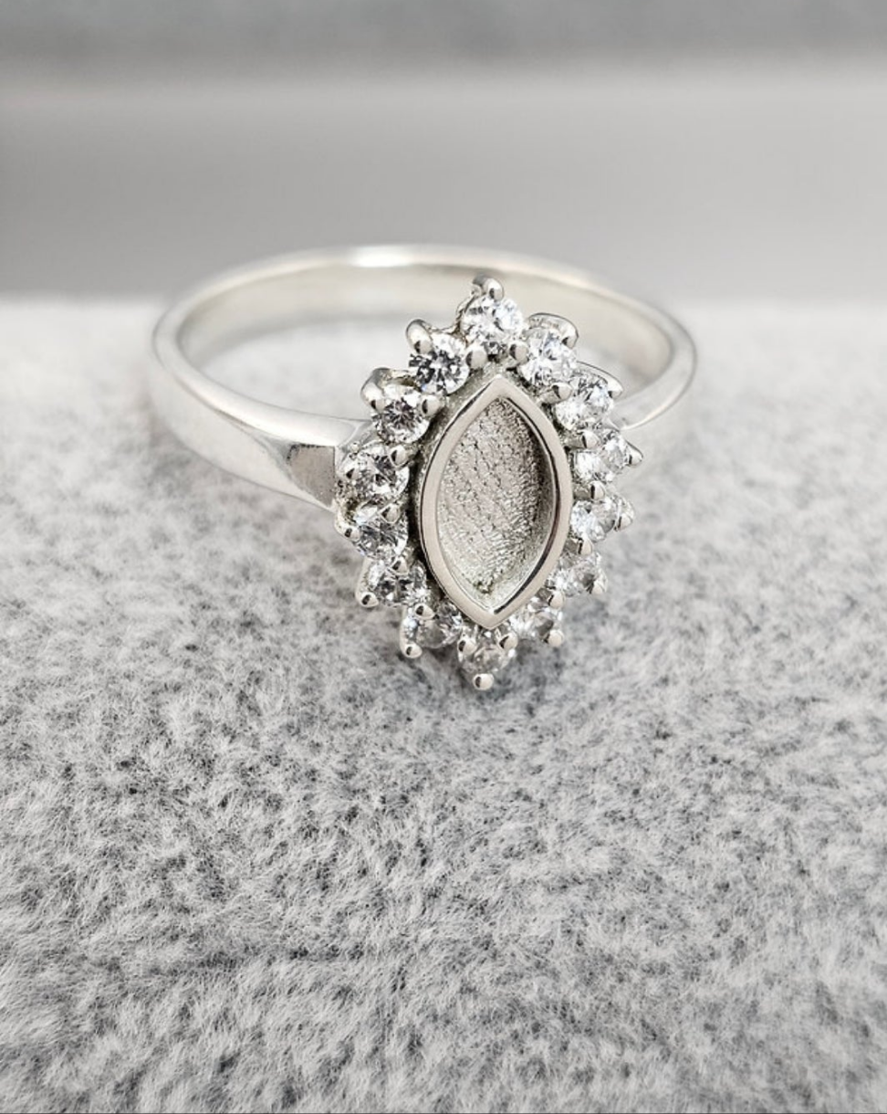 Princess Marquise CZ Ring