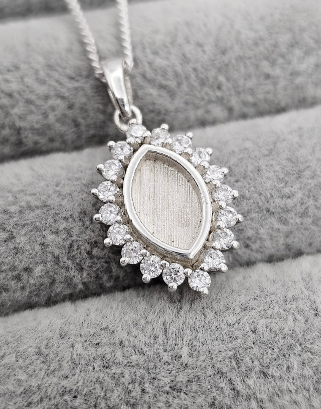 Princess Marquise CZ Pendant