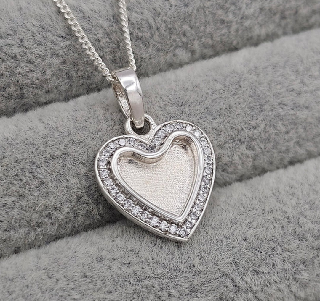 Heart CZ Pendant