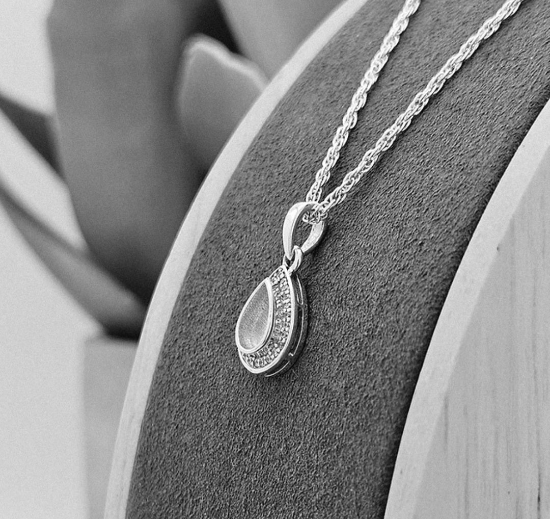 Pear CZ Pendant