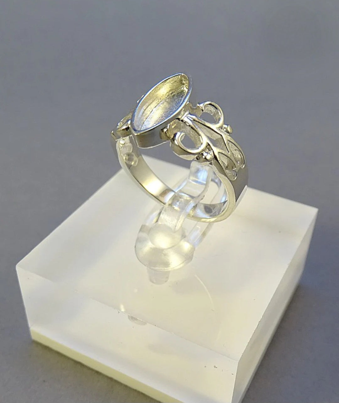 Solid Marquise Ring