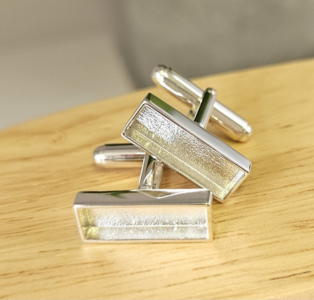 Mens Rectangle Cufflinks