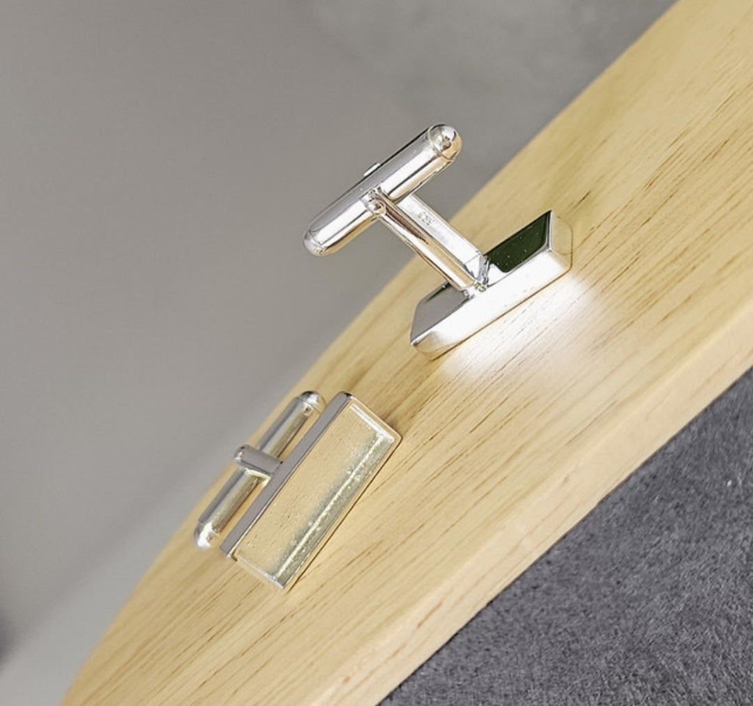 Mens Rectangle Cufflinks