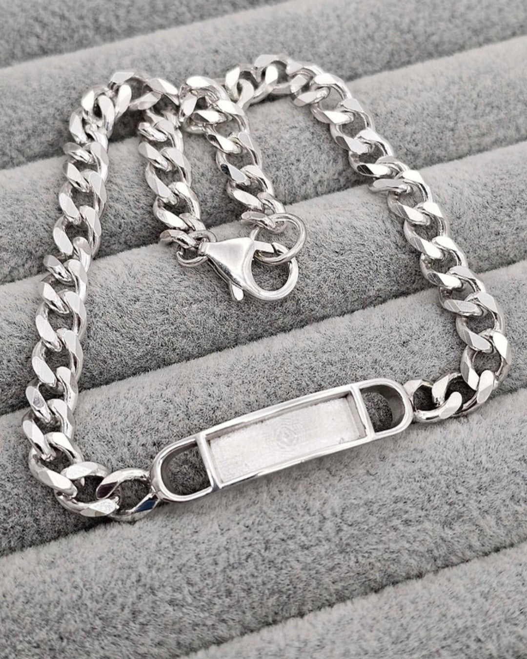 Mens Chunky Curb Chain Bracelet