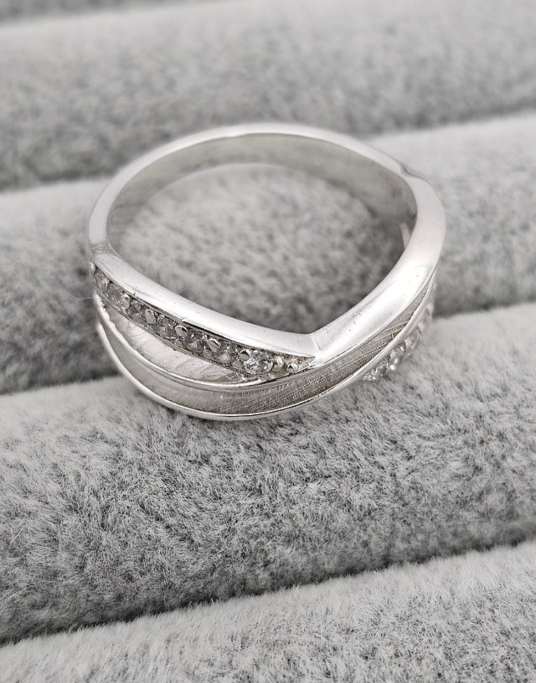 Infinity Wave CZ Ring