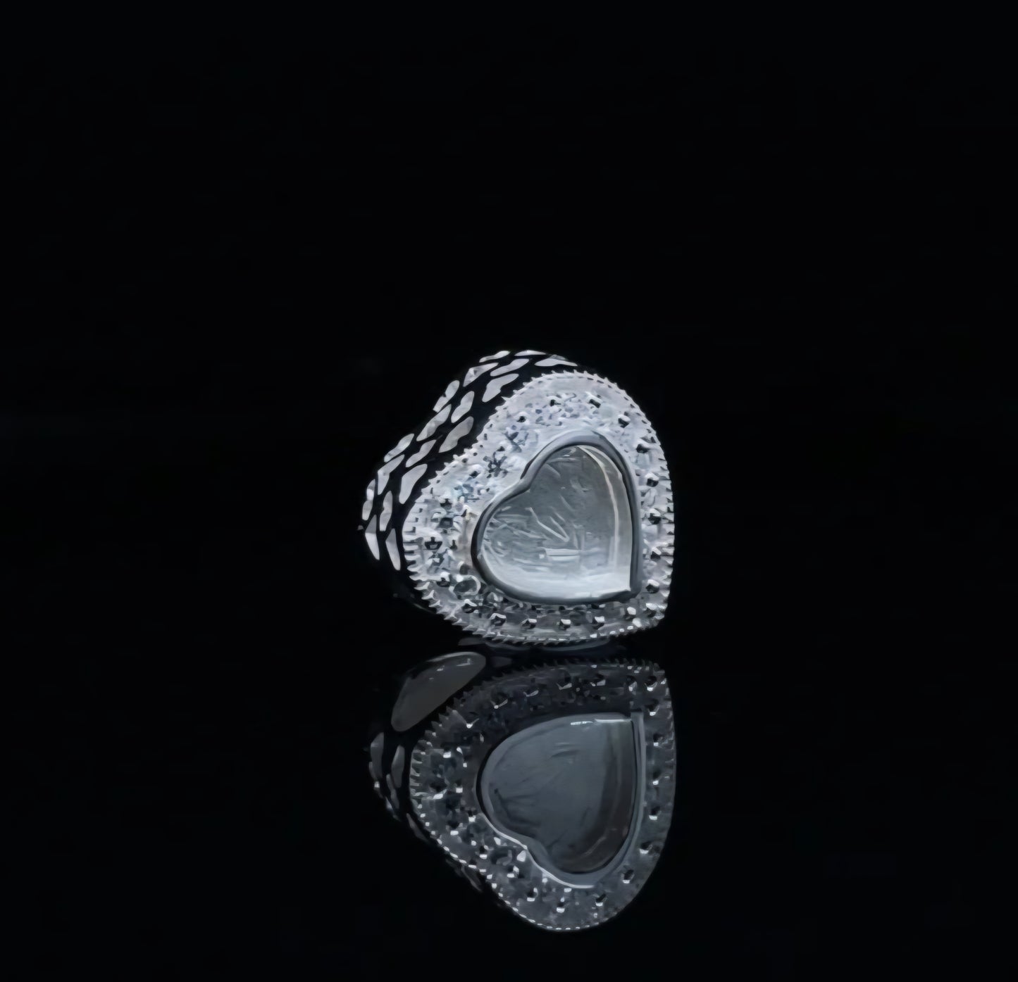 Heart CZ Charm