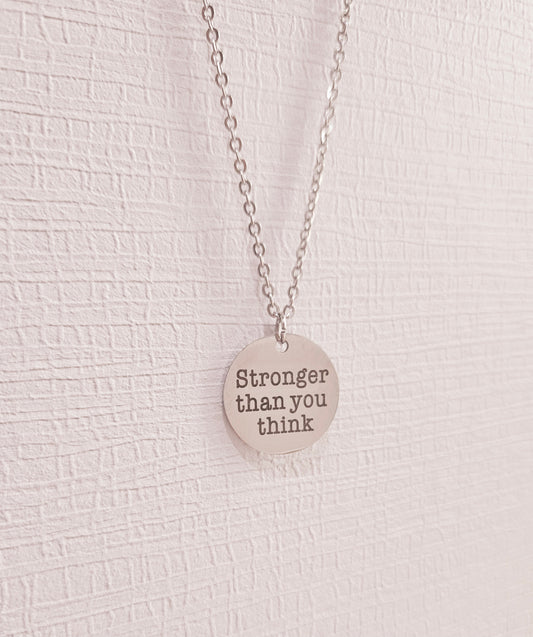 Novah Disc Necklace - Stronger