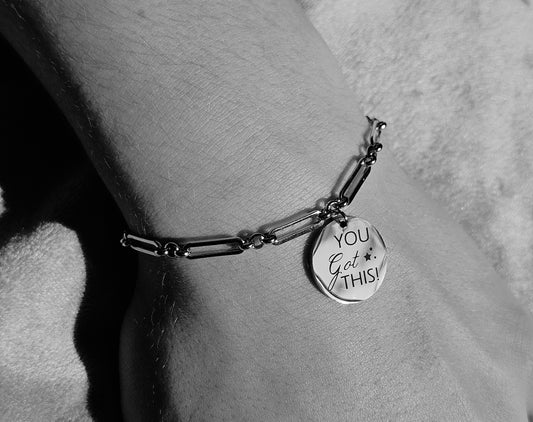 Ivy Disc Bracelet - You Got This