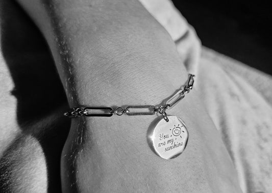 Ivy Disc Bracelet - You are my Sunshine