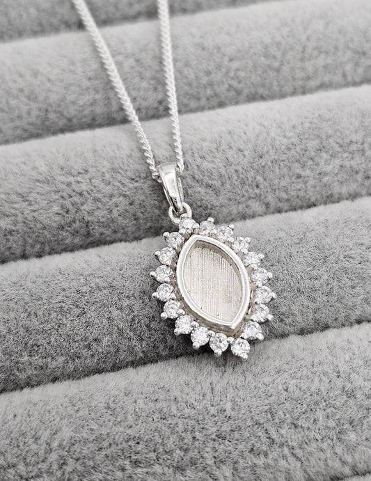 Princess Marquise CZ Pendant