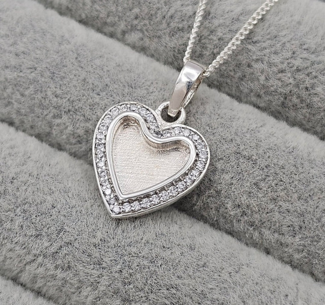 Heart CZ Pendant