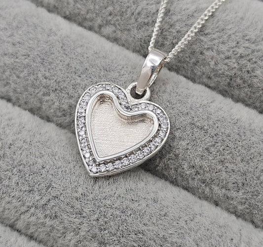 Heart CZ Pendant