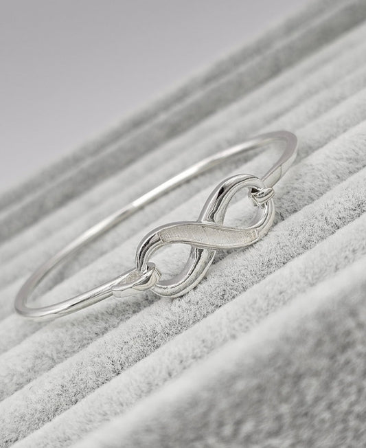 Infinity Hook Clasp Bangle