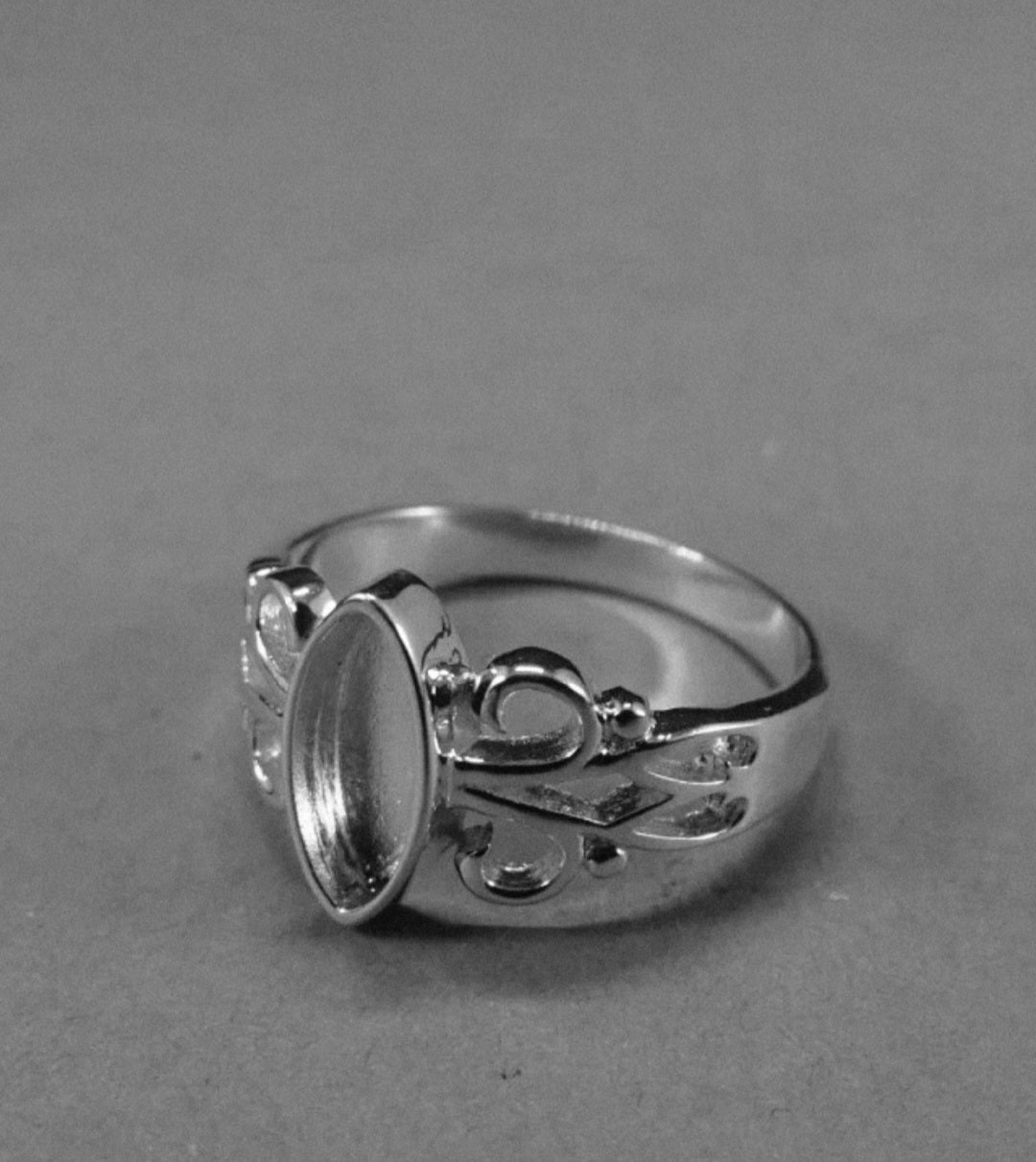 Solid Marquise Ring