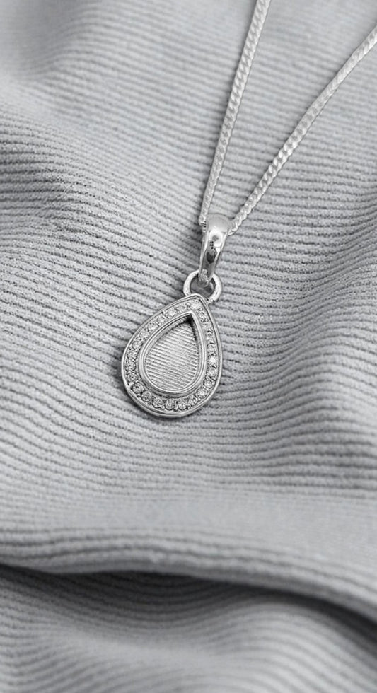 Pear CZ Pendant