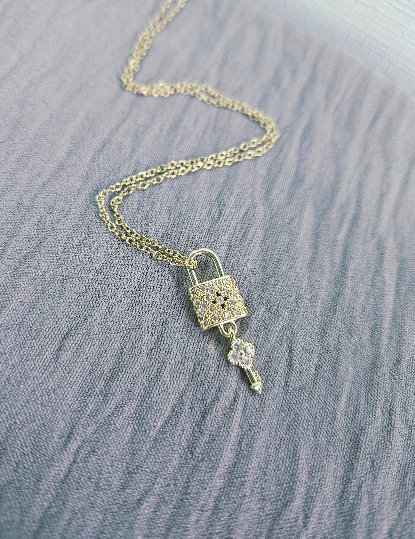 Astral Love Lock Necklace