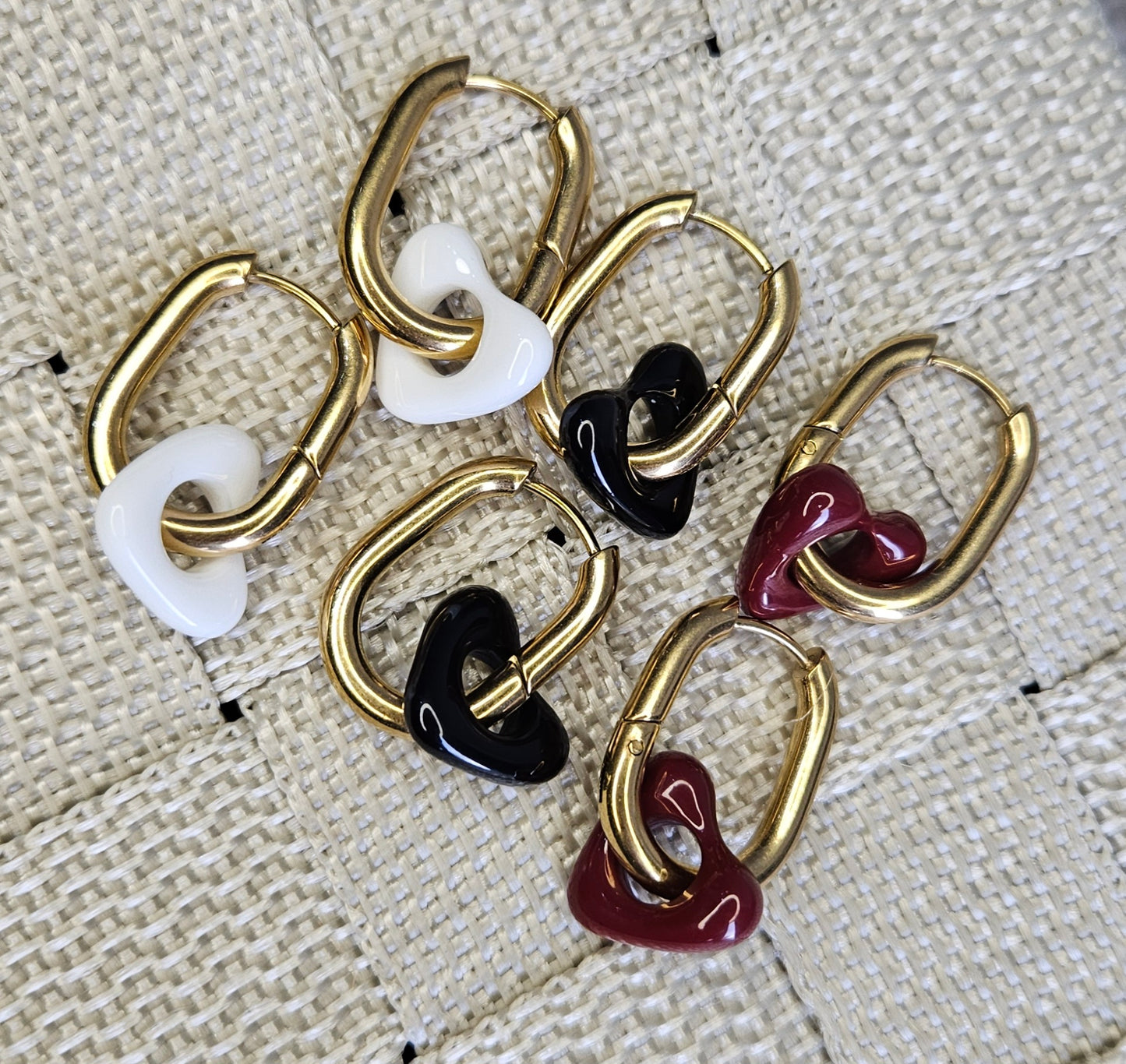 Munro Heart Hoop - Gold