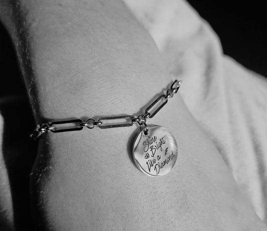 Ivy Disc Bracelet - Shine Bright like a Diamond