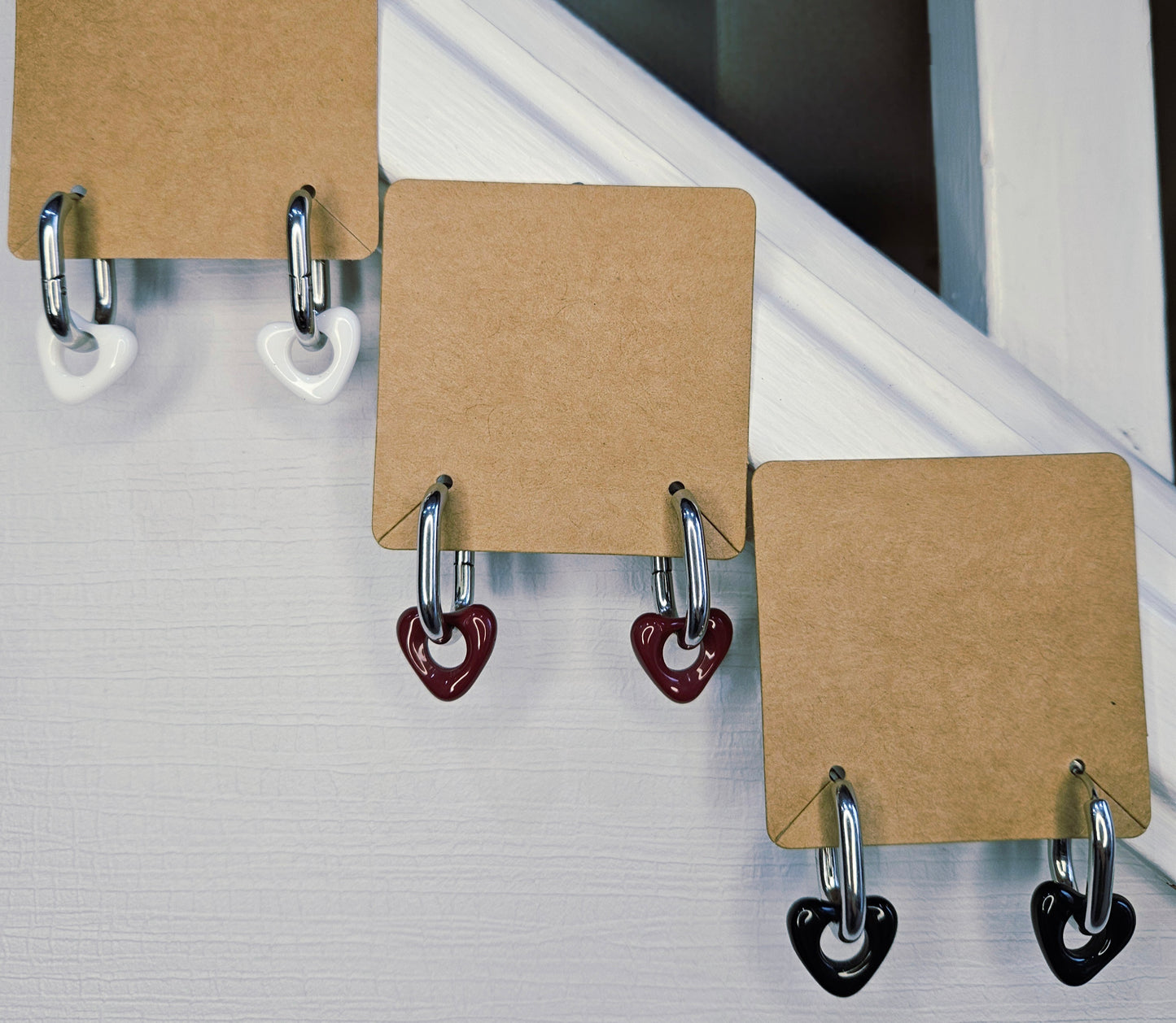 Munro Heart Hoop - Silver