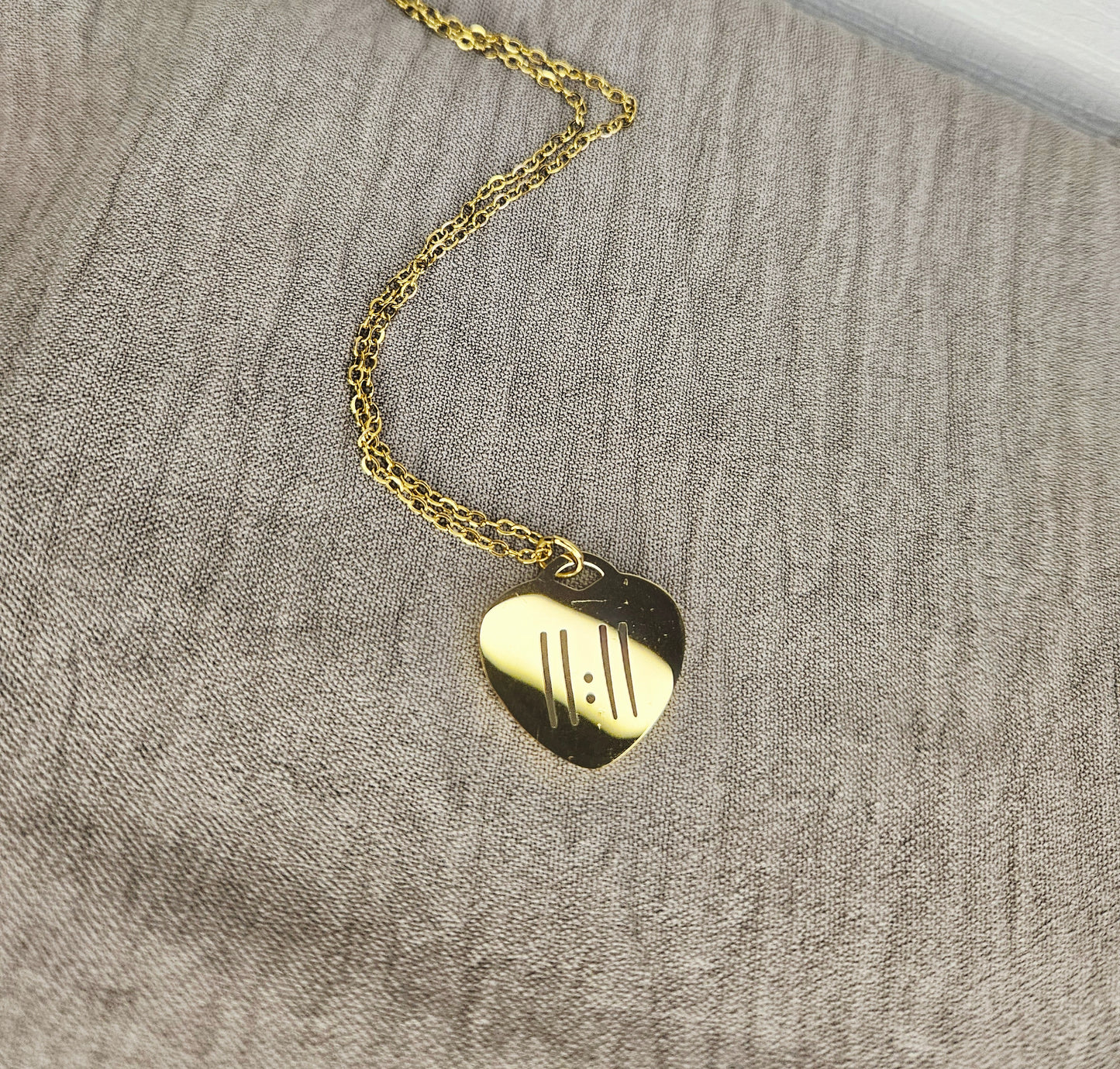 11:11 Heart Necklace