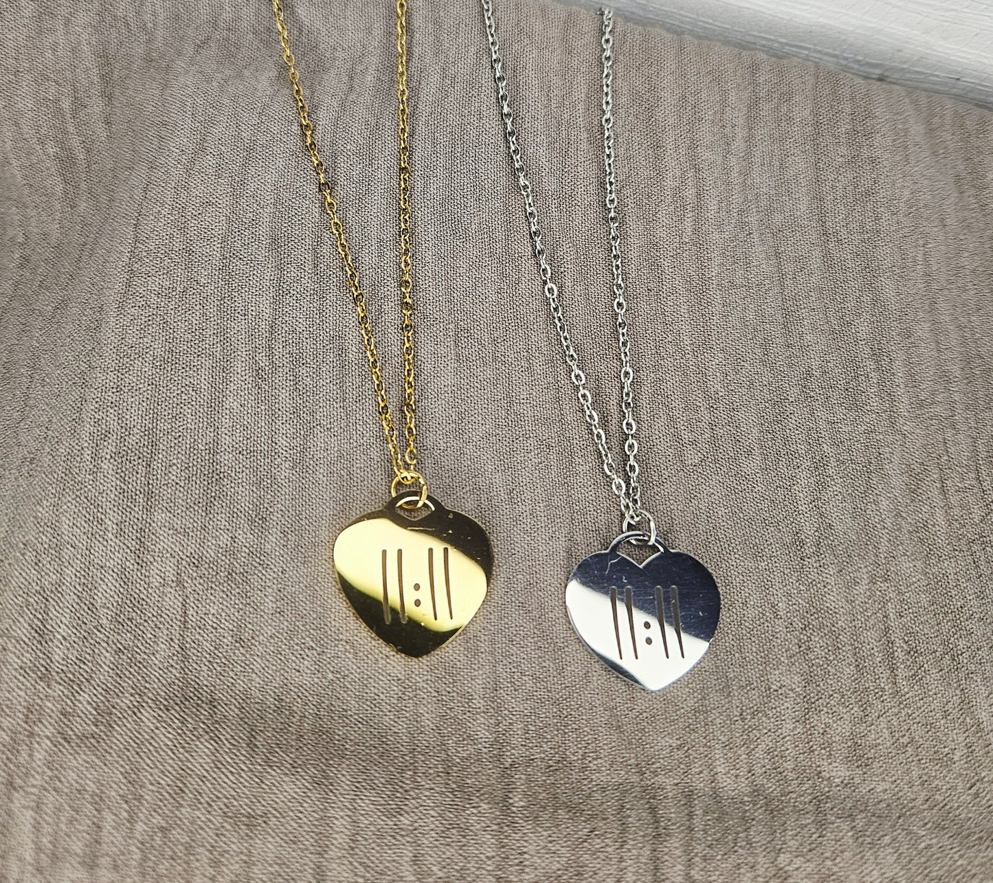 11:11 Heart Necklace