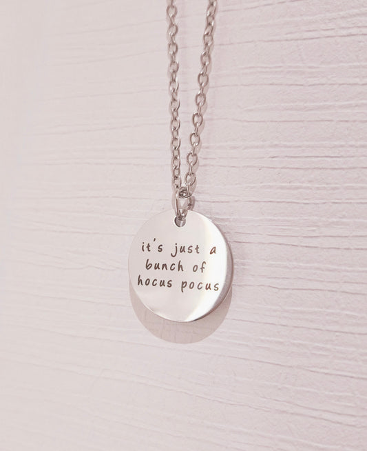 Novah Disc Necklace - Hocus Pocus