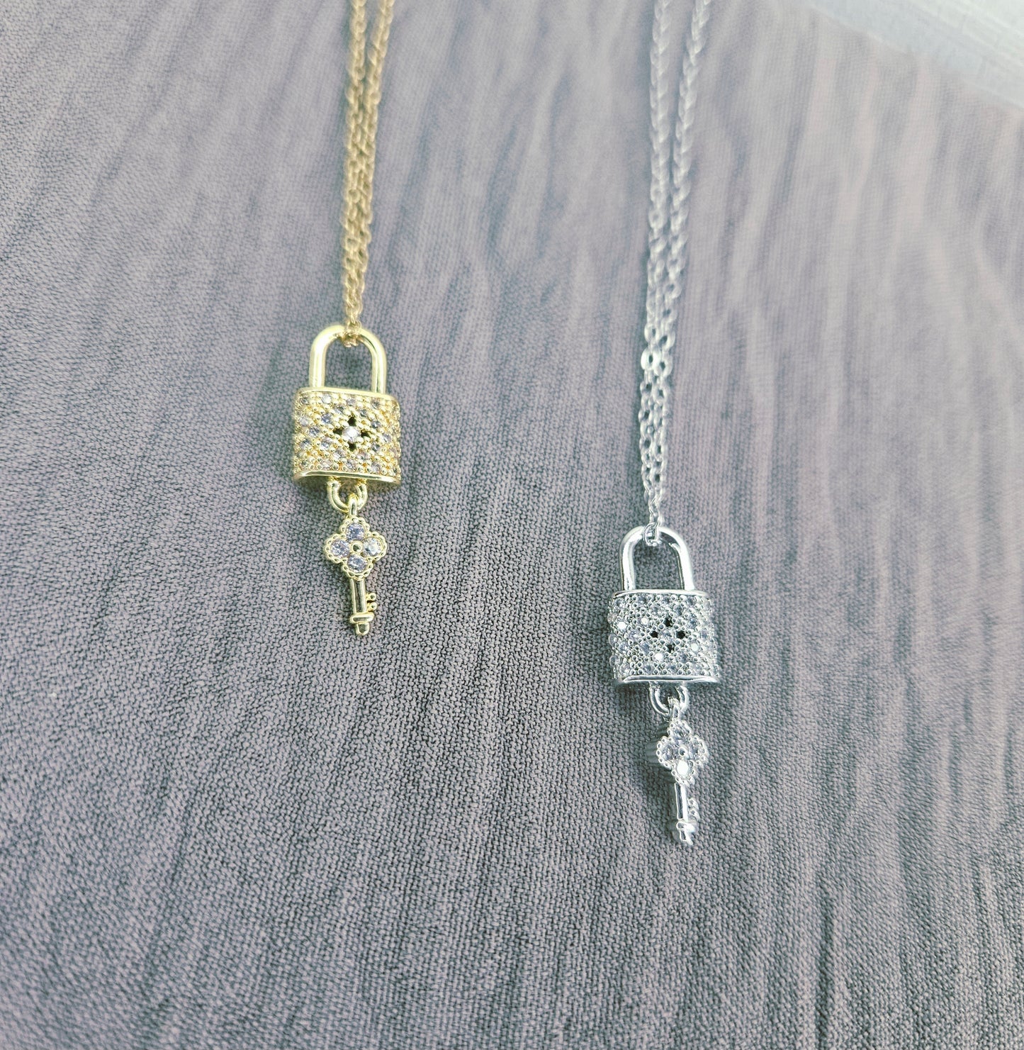 Astral Love Lock Necklace