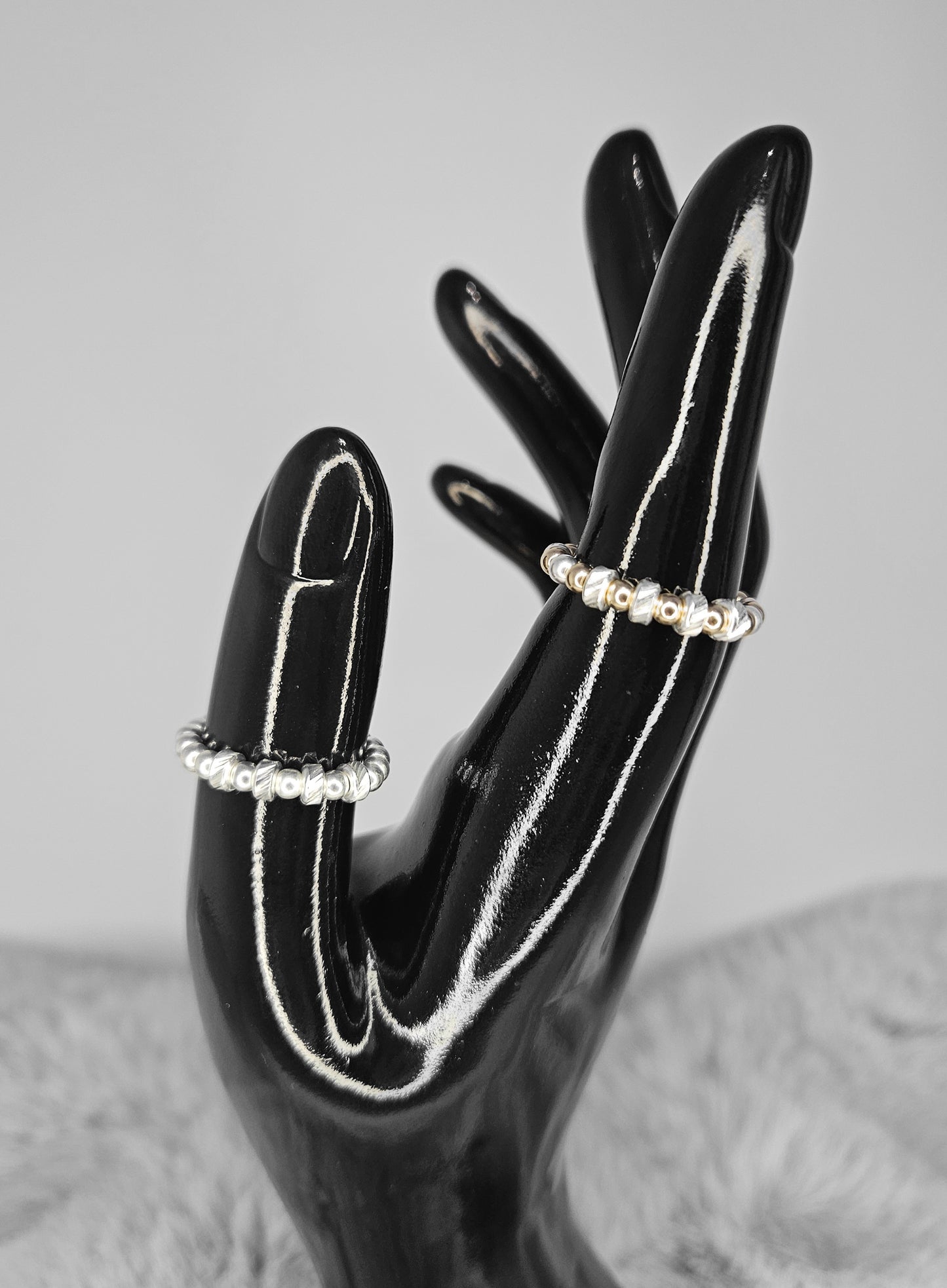 Beaded Stacking Stim Ring 1